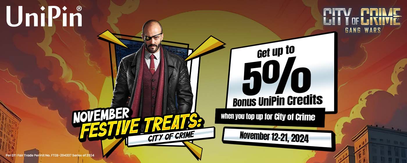 November Festive Treats: City Of Crime (PH)